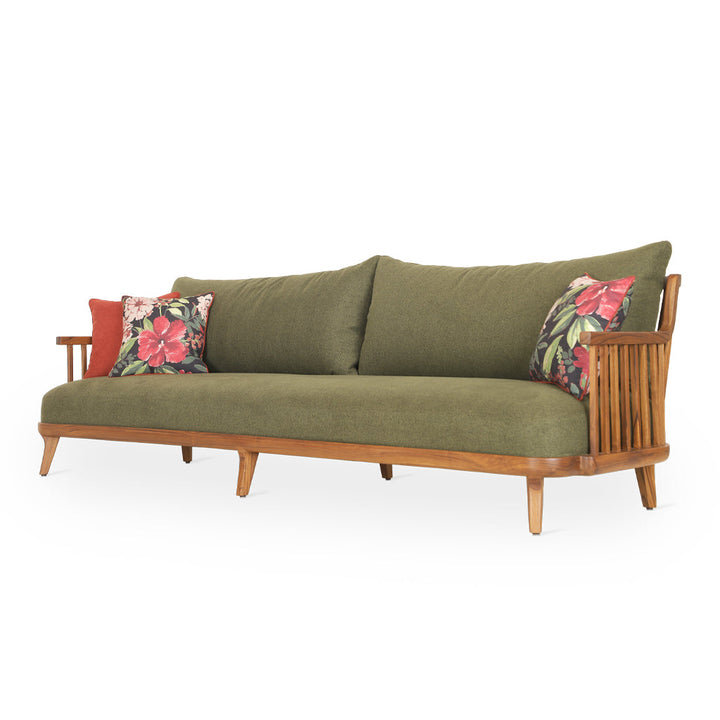 Lega Three Seater Teakwood Sofa