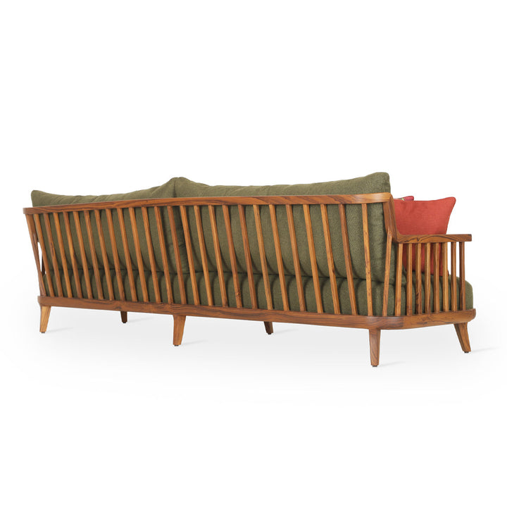 Lega Three Seater Teakwood Sofa