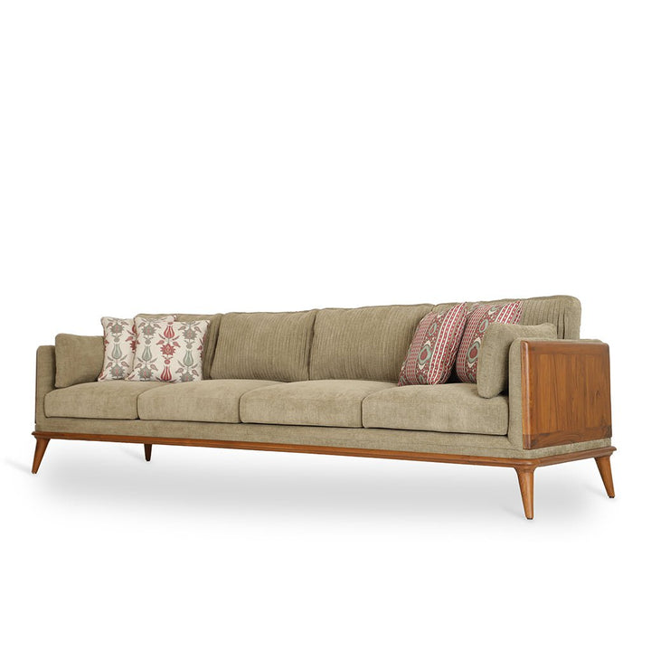 Mysig - Four Seater Teakwood Sofa