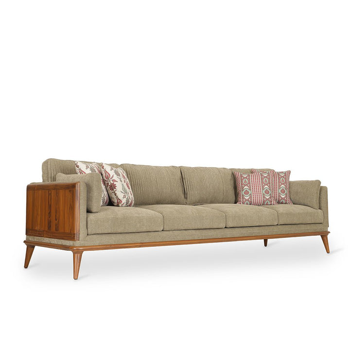 Mysig - Four Seater Teakwood Sofa