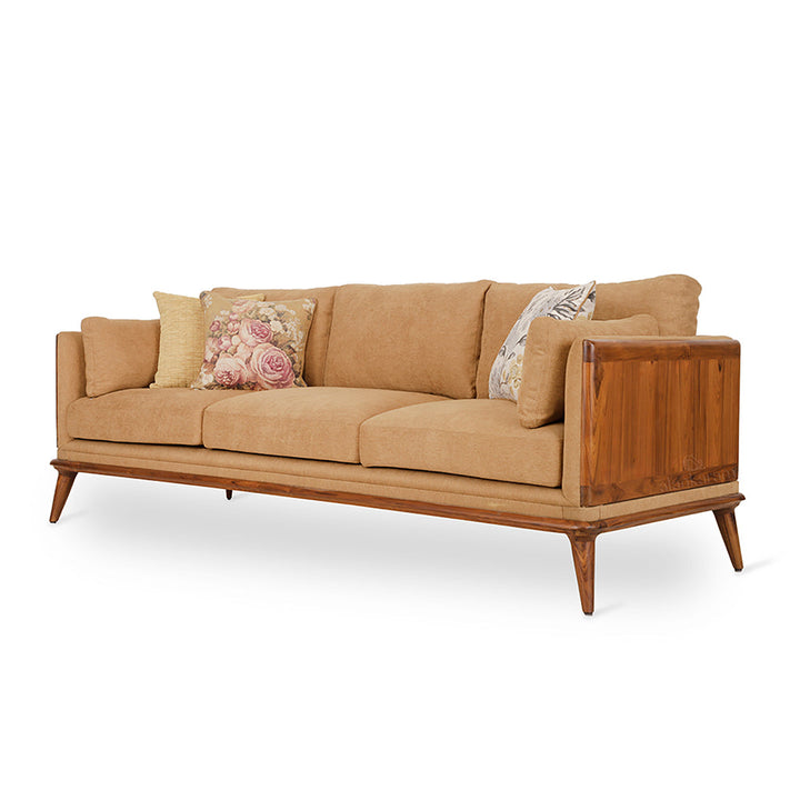 Mysig - Three Seater Teakwood Sofa