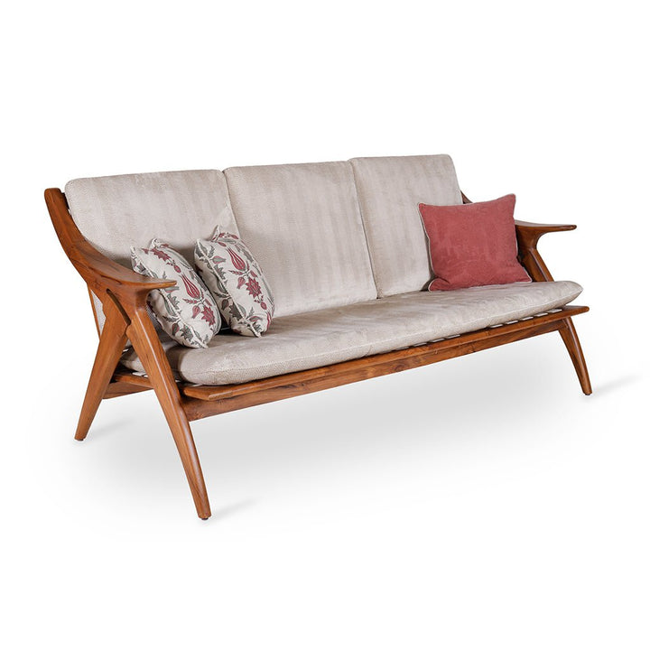 Rocnik - Three Seater Teakwood Sofa