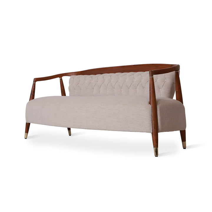 Uru - Three Seater sofa With Brass Capping