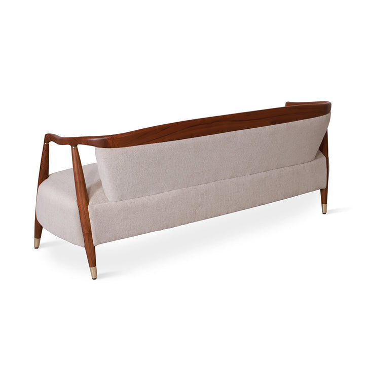 Uru - Three Seater sofa With Brass Capping