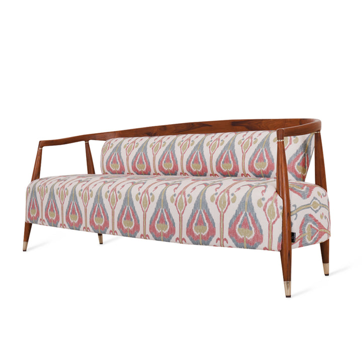 Uru - Three Seater sofa With Brass Capping