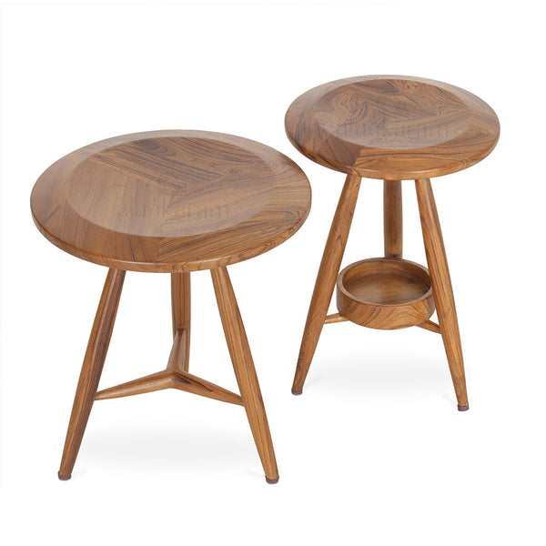 Tulita - Teak Stool Set of 2