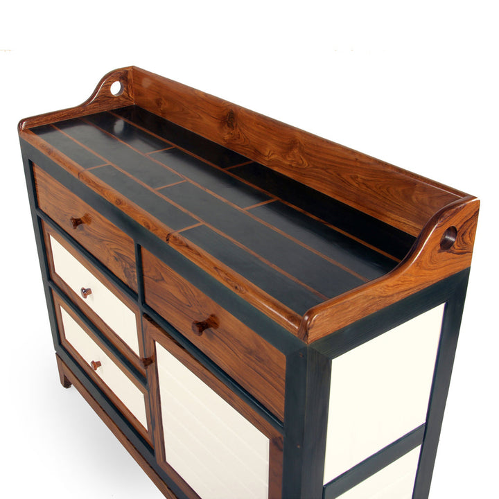 Aayat Daraj Teakwood Storage Cabinet