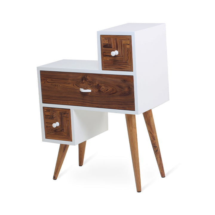 Kvadratna - Teakwood Storage Table