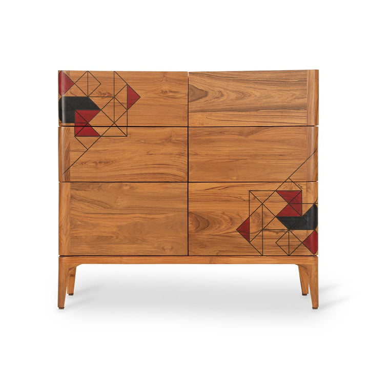 Foliga - Teakwood Chest of Drawers