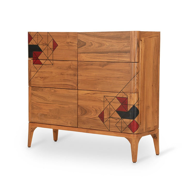 Foliga - Teakwood Chest of Drawers