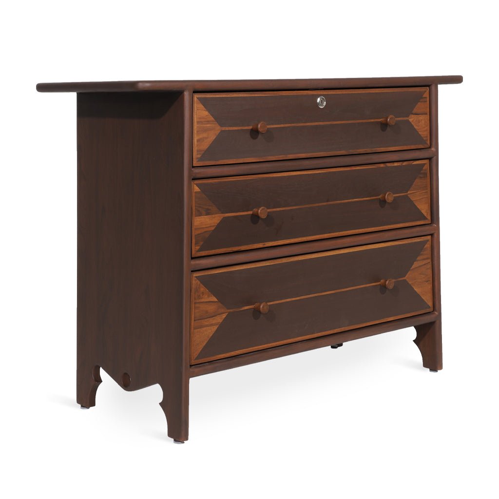 Kanishta Daraj - Teakwood (Stain) Chest of Drawers | Alankaram