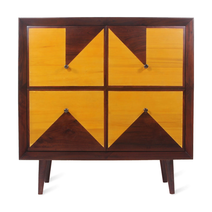 Orden - Teakwood Red Color Chest of Drawers - Alankaram