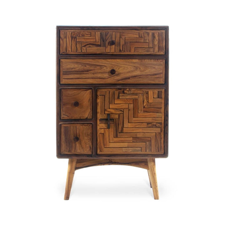 Pustak Daraj – Teakwood Chest of Drawers - Alankaram