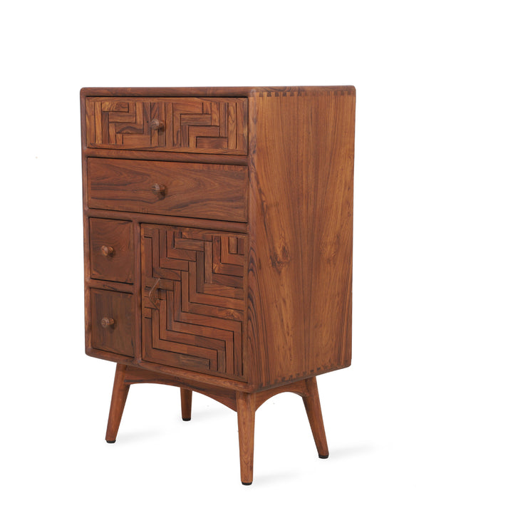 Pustak Daraj – Teakwood Chest of Drawers - Alankaram