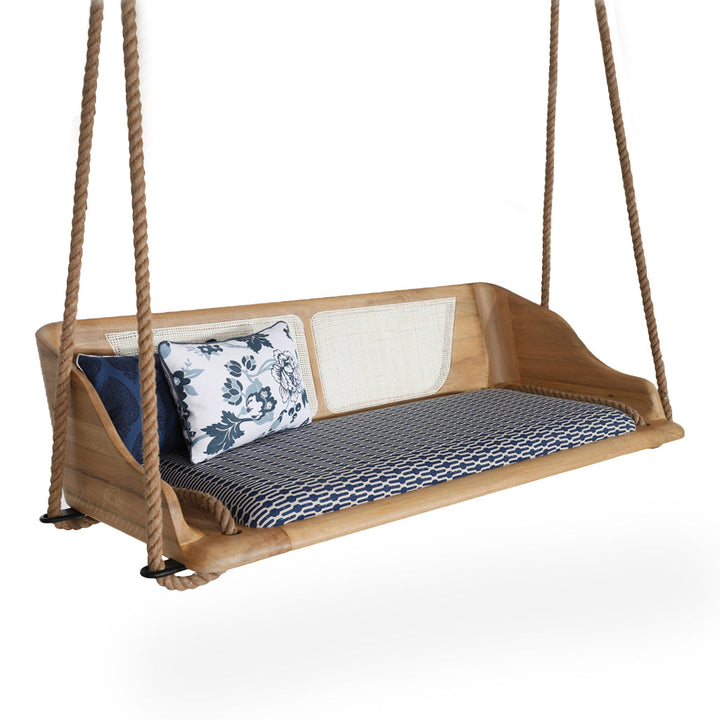 Donus - Teakwood Swing with Rattan