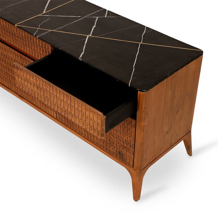 Crag - Teak TV Unit - Alankaram