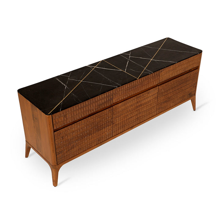 Crag - Teak TV Unit - Alankaram