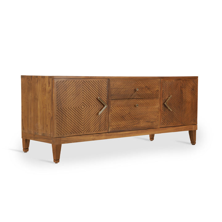 Dritto Teakwood TV Unit