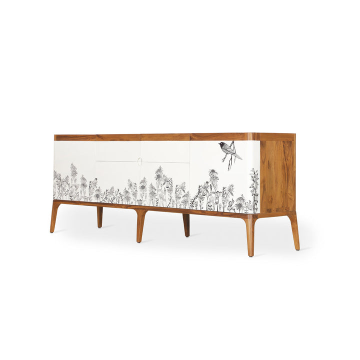 Finura Teakwood TV Unit