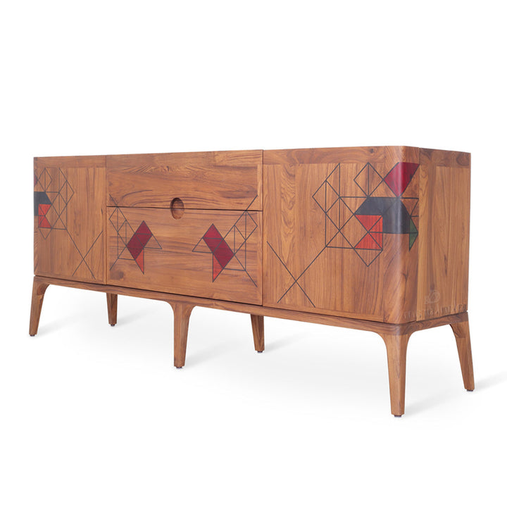 Foliga Teakwood T.V. Unit