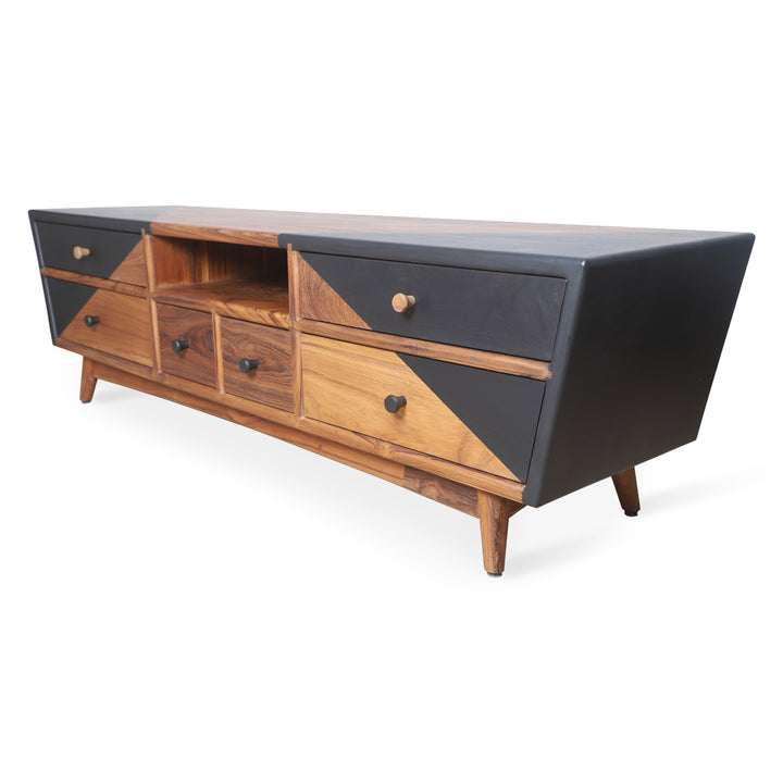 Huvi - Teakwood TV Unit