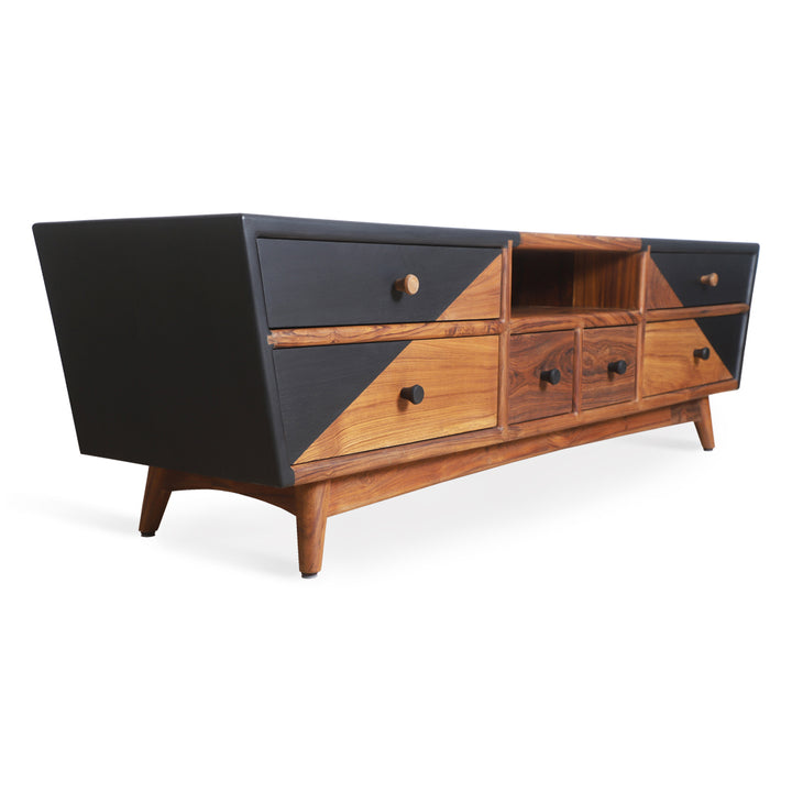 Huvi - Teakwood TV Unit