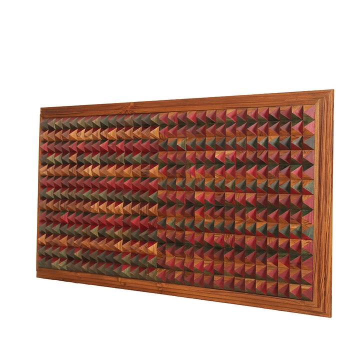 Koniske - Teak Wall Mural (Small), Wall Decor - Alankaram