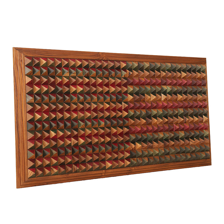 Koniske - Teak Wall Mural (Small), Wall Decor - Alankaram