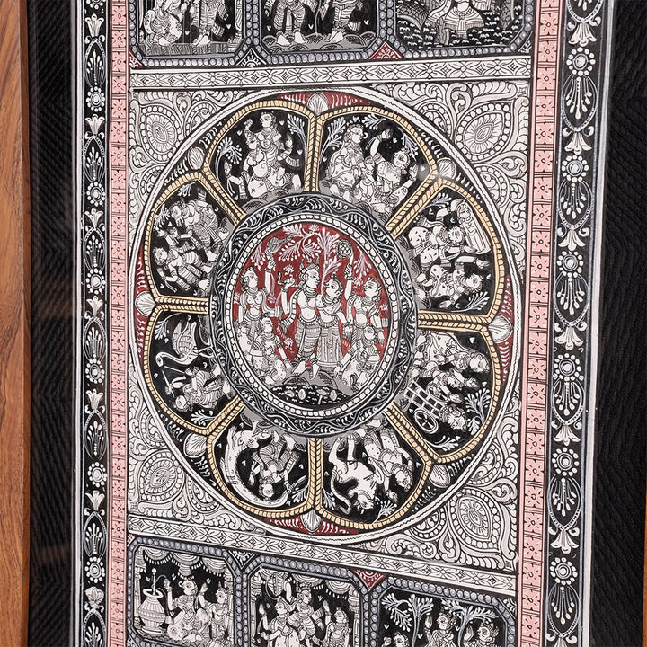 Krishna Leela Painting