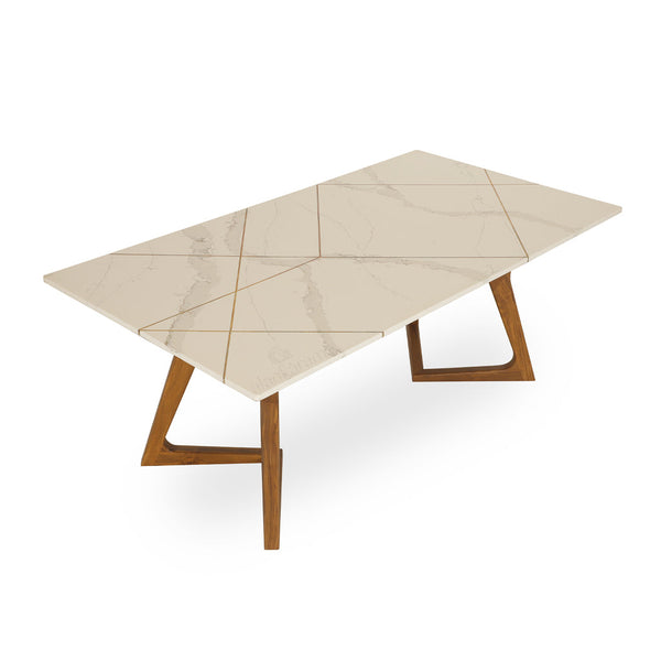 Betona - Brass inlay stone top