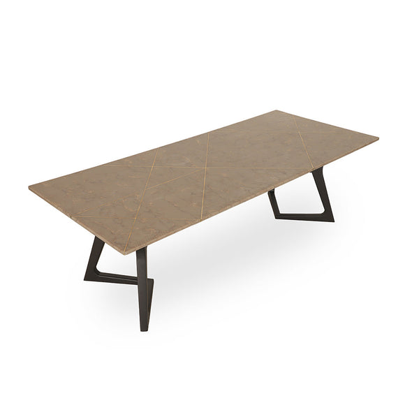 Betona - Brass inlay stone top