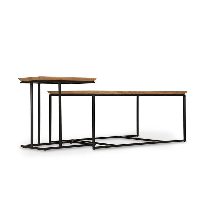Dualis - Center Table with Multicolor Artwork