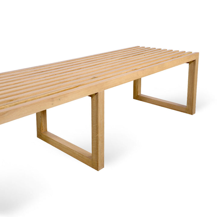 Fiiso Solidwood Bench with Natural Color