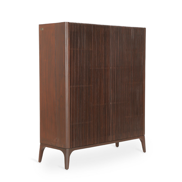 Huda - Teak Bar Unit, Stained - Alankaram