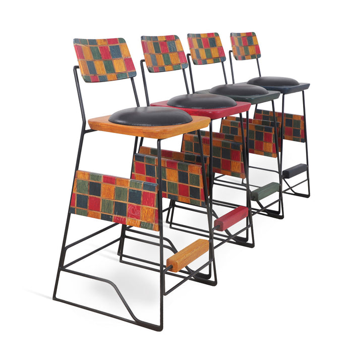 Nalaza - High / Bar chair Nevy Blue