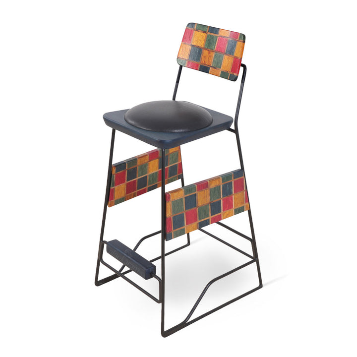 Nalaza - High / Bar chair Nevy Blue