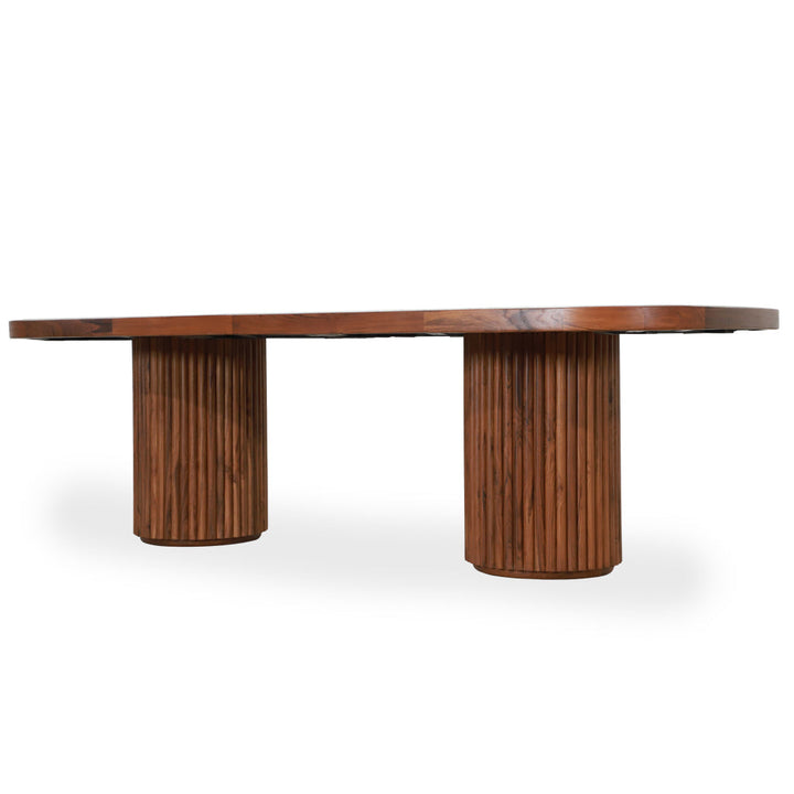 Otutu Teakwood Dining Table with Quartz Top