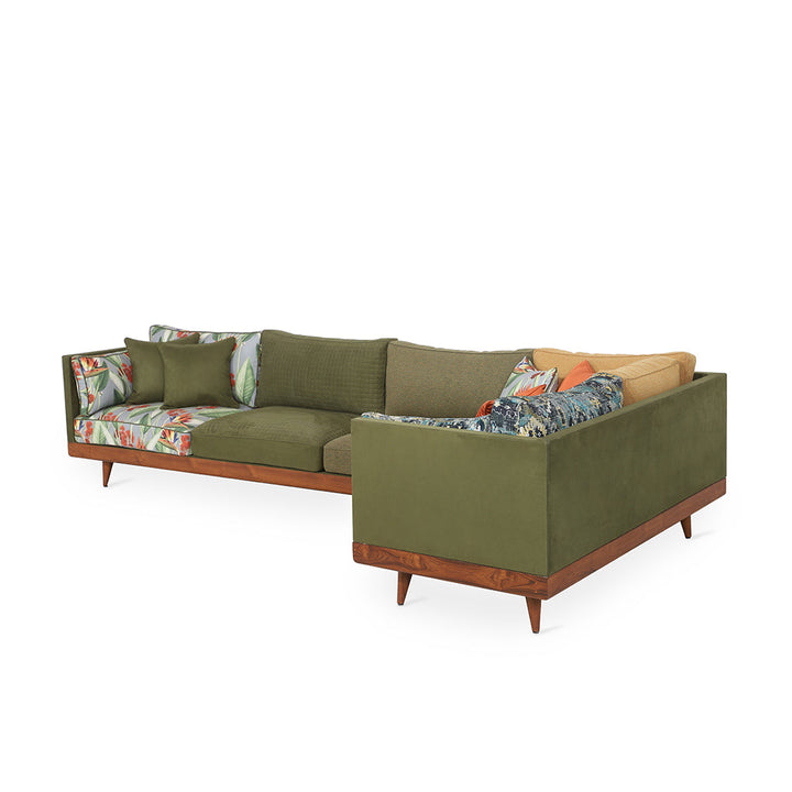Priamka - Five Seater Teakwood Sofa