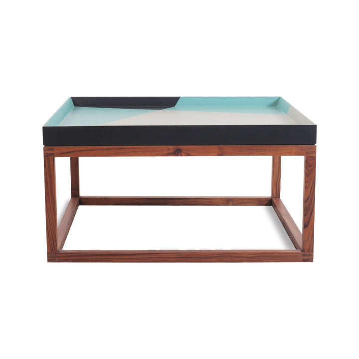 Trei - Teakwood Square Center Table