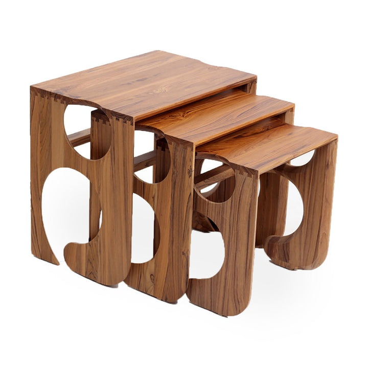 Tridha - Teakwood Side/Nested Table