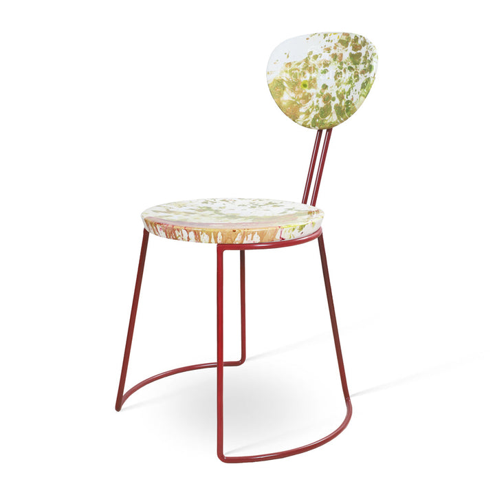 Viboko - Dining Chair With Abstract Art