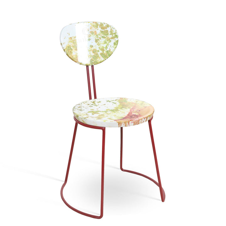Viboko - Dining Chair With Abstract Art